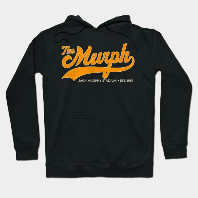 THE MURPH Defunct Jack Murphy Stadium Tribute Font Hoodie by darklordpug